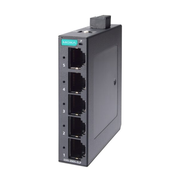 Tinklo komutatorius, pramoninis, 5x100Mbps, EDS-2005-ELP, Moxa